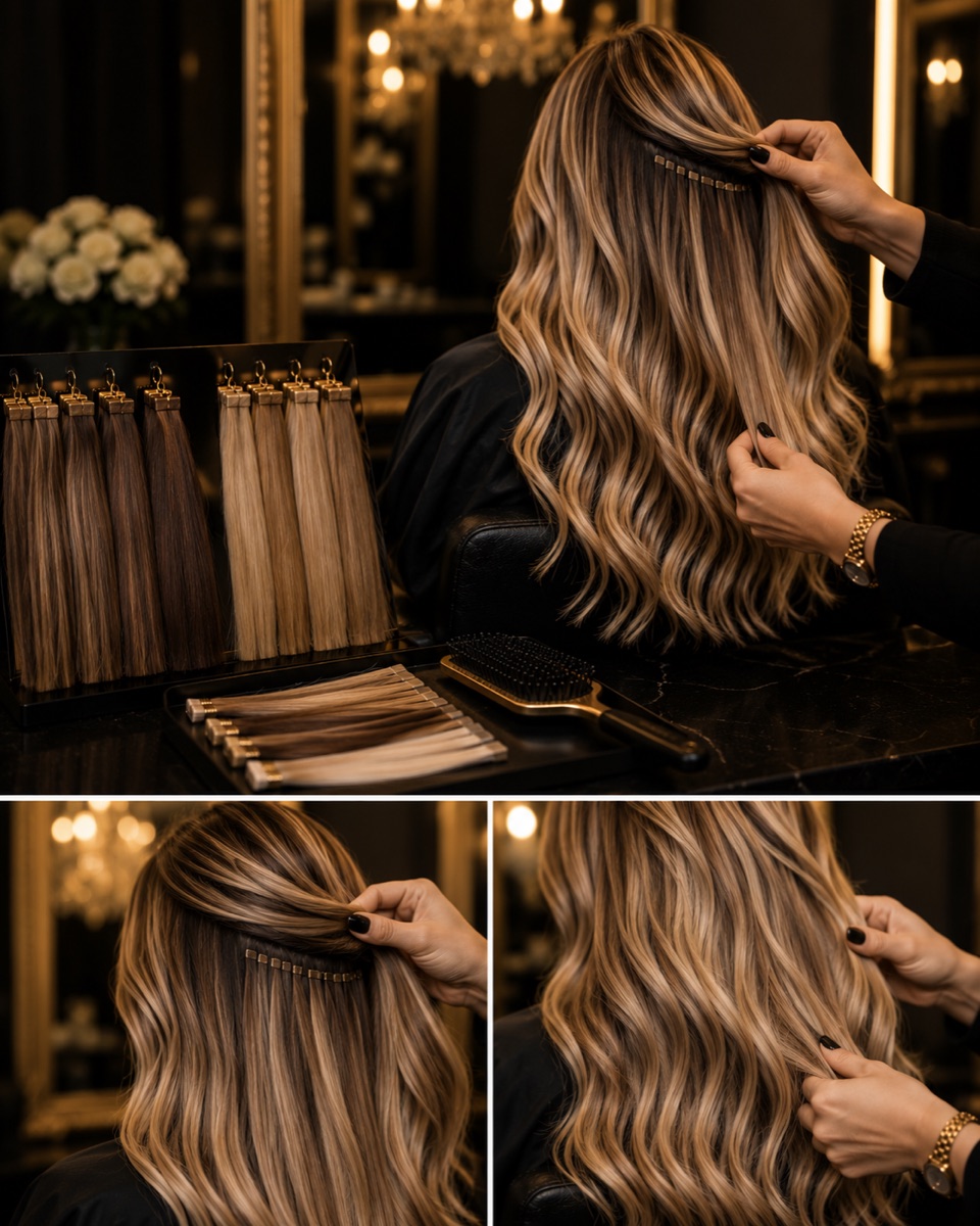 Haarverlängerung Extensions